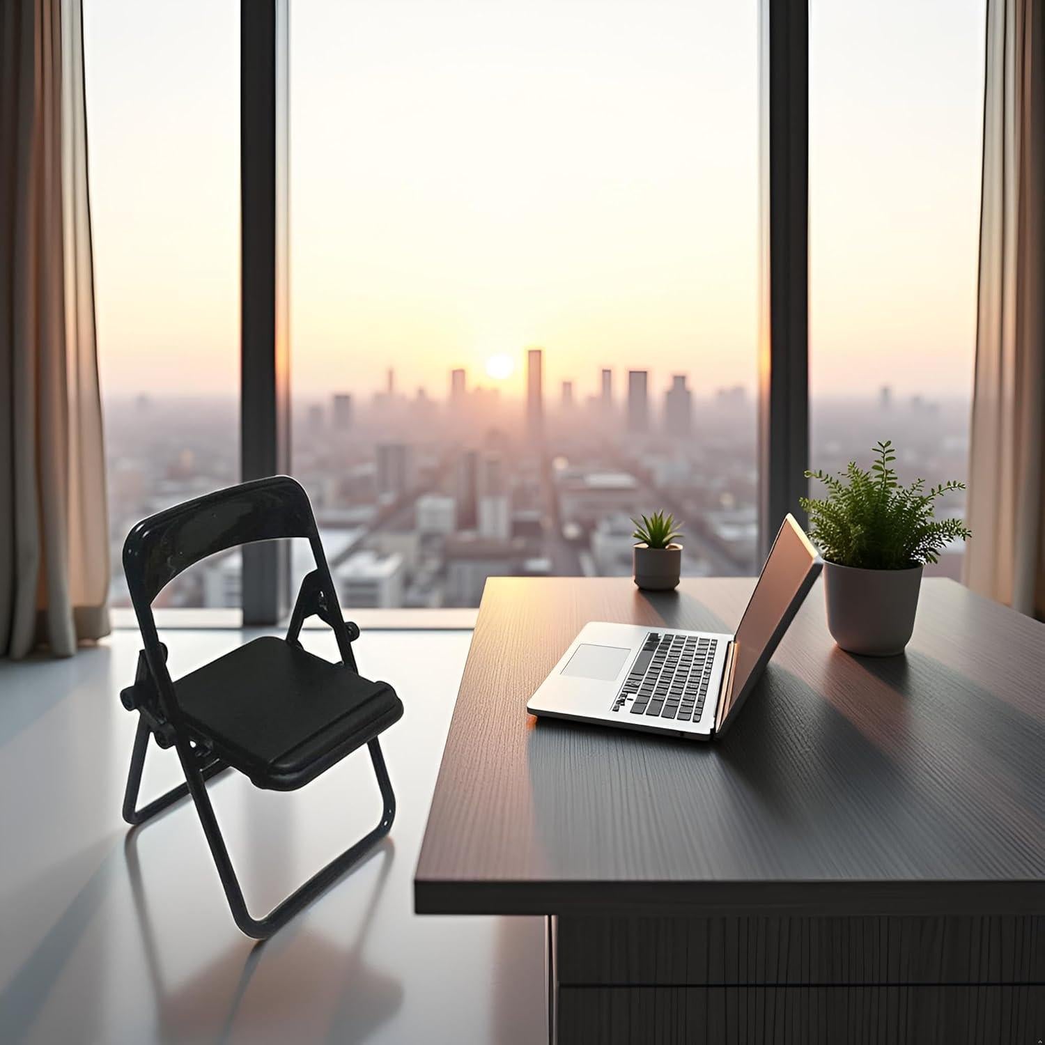 Soporte para Teléfono de Silla Plegable Jowxsx Universal