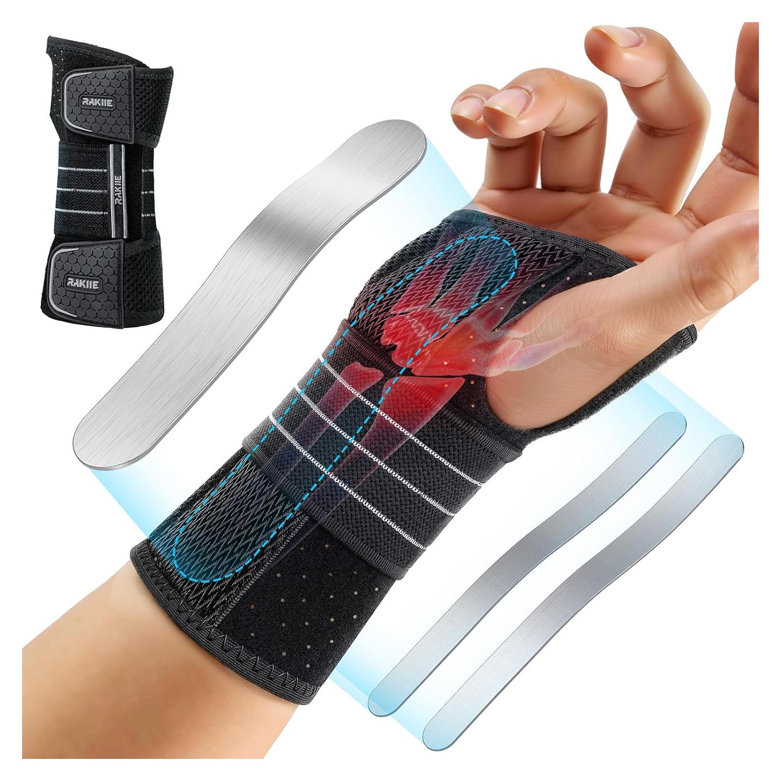 Férula para Túnel Carpiano Rakiie Mediana Mano Derecha Gris