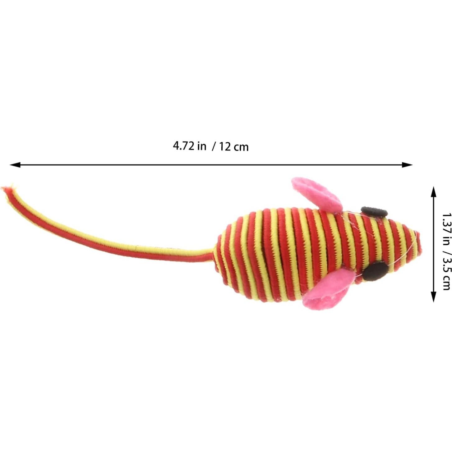 Juguetes Interactivos para Gatos Scicalife - 12 Ratones Coloridos