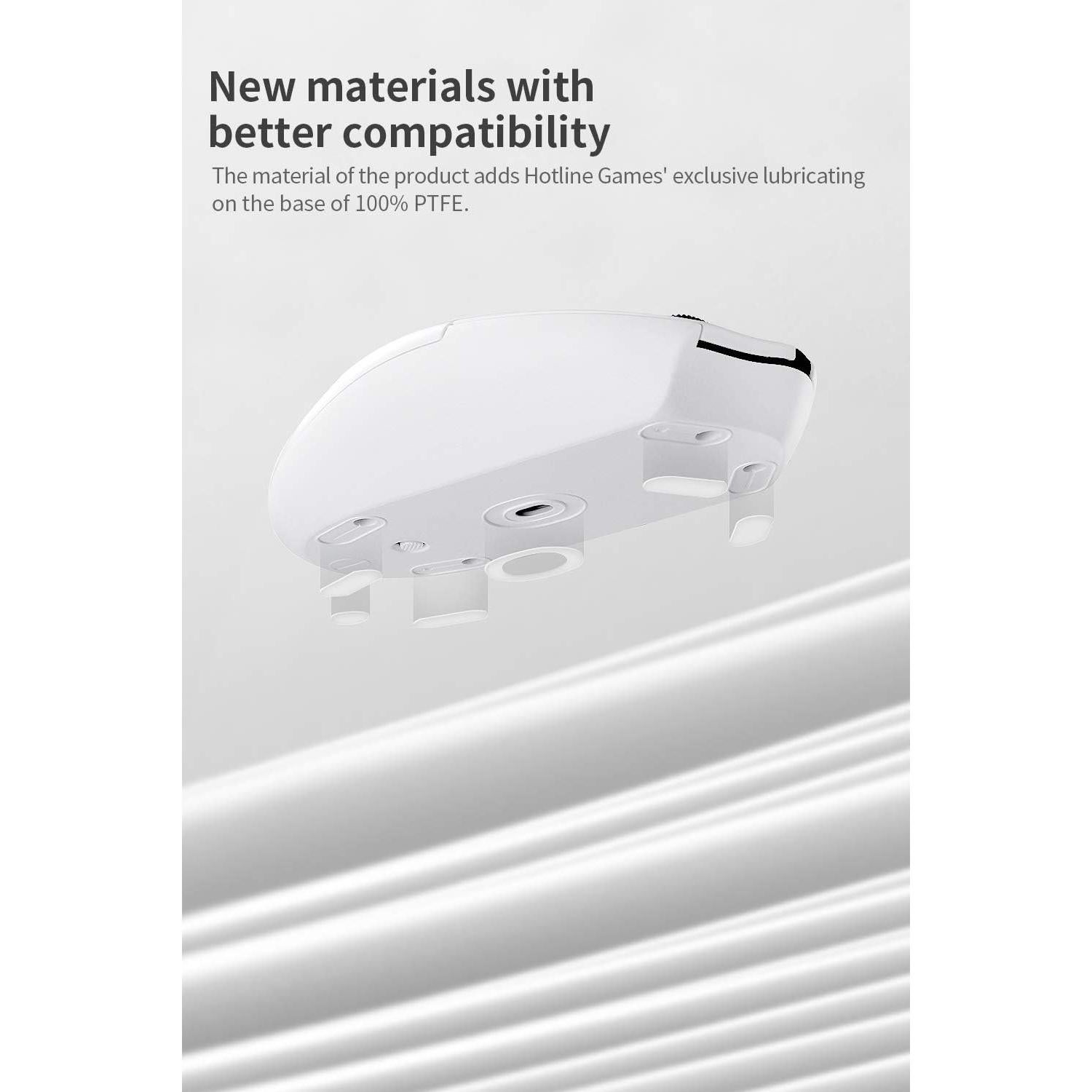 Patines para Ratón HOTLINEGAMES 3.0 Plus PTFE para Razer Basilisk