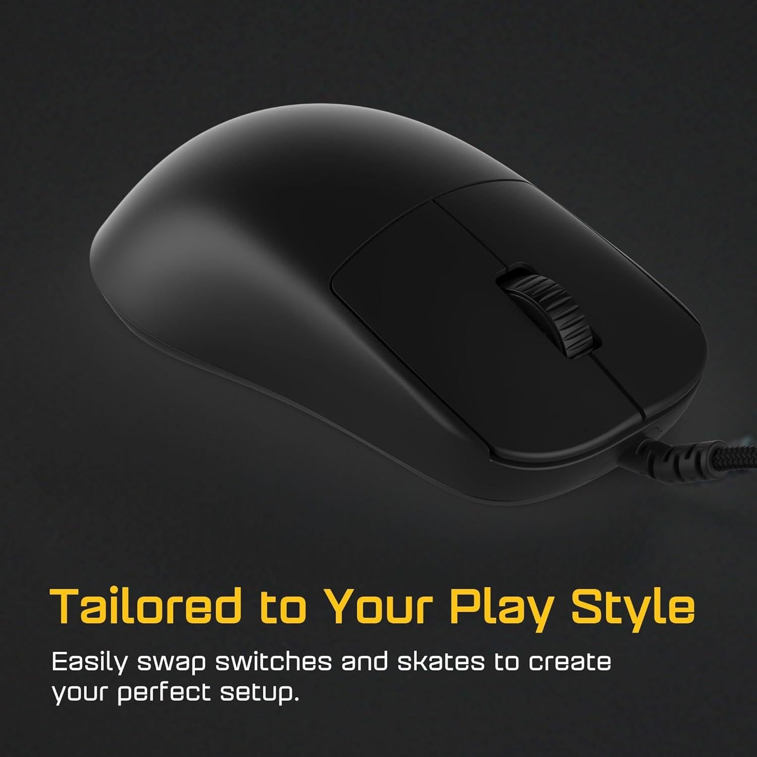 Ratón Gaming Endgame Gear OP1 8K V2 Negro, 30K DPI, Cable