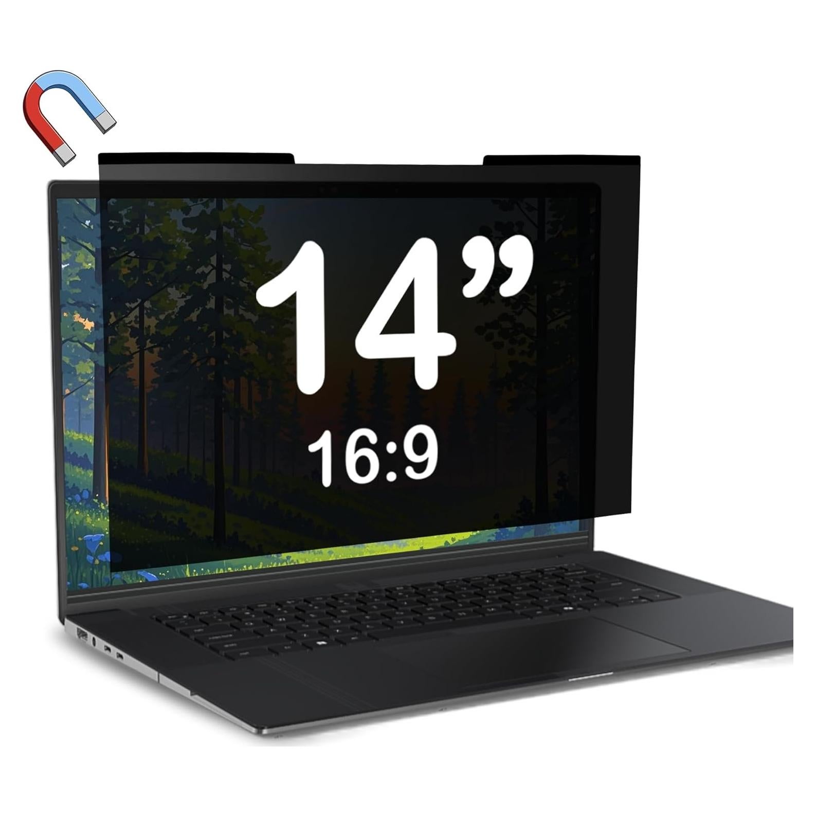 Pantalla de Privacidad Magnética 14" Dabernur Antirreflejo