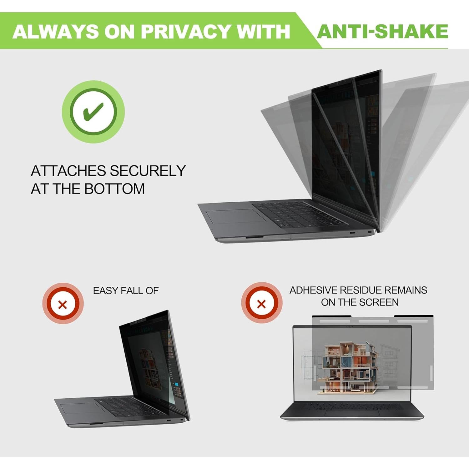 Pantalla de Privacidad Magnética 14" Dabernur Antirreflejo