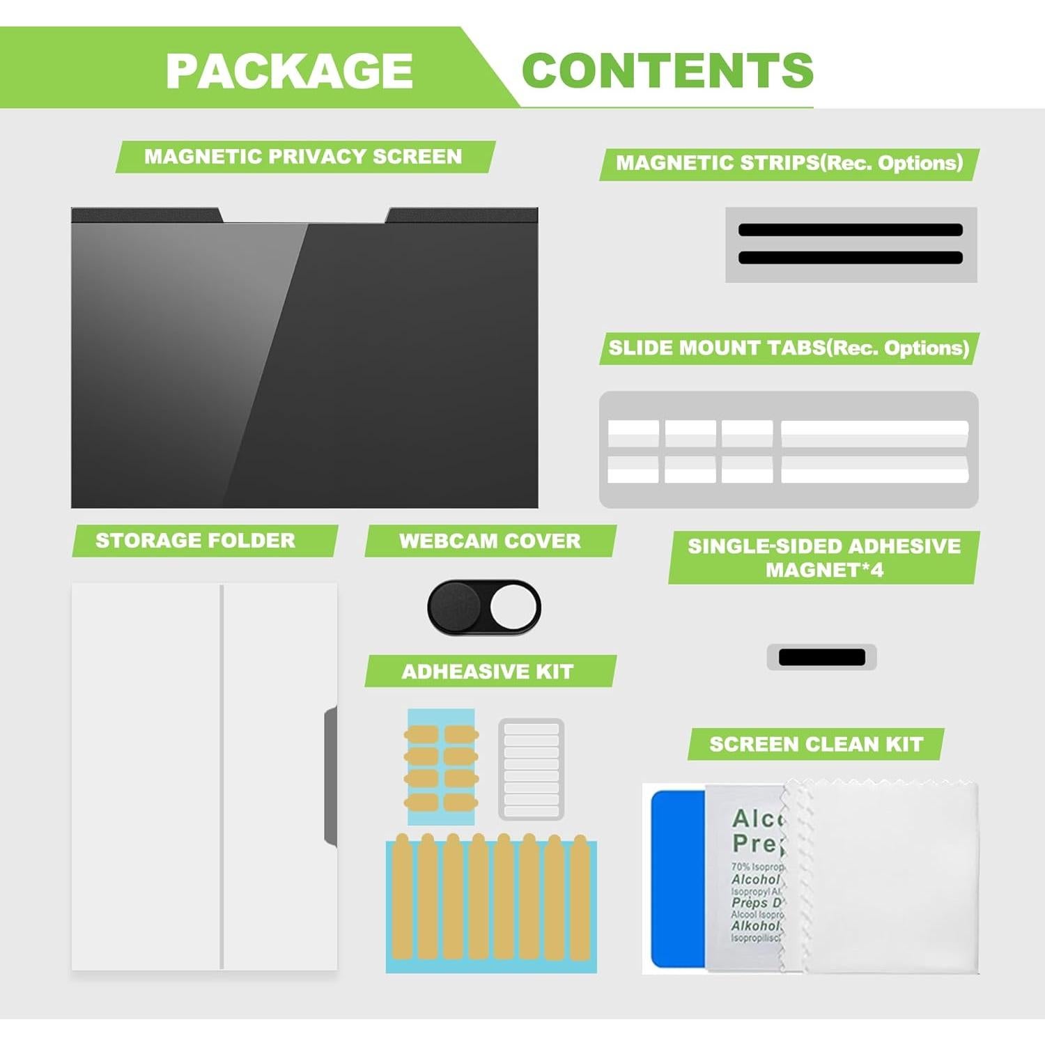 Pantalla de Privacidad Magnética 14" Dabernur Antirreflejo