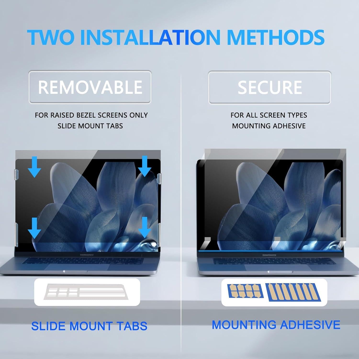 Filtro de Privacidad para Laptop 14" Halloive 360° Antirreflejo