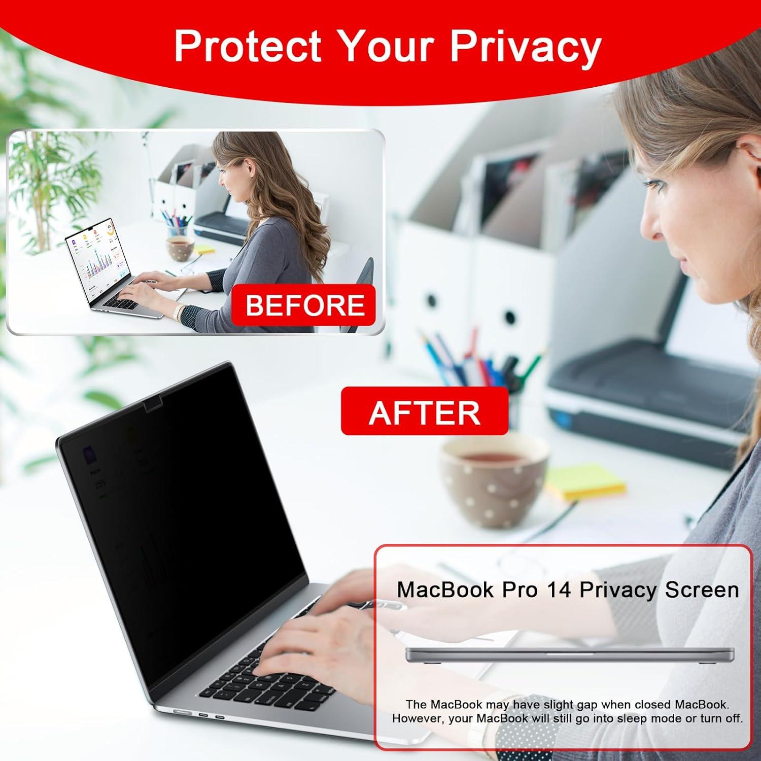 Pantalla de Privacidad Magnética ZOEGAA para MacBook Pro 14"