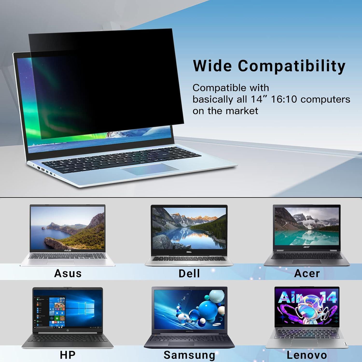 Pantalla de Privacidad ZOEGAA 14" Antirreflejo 16:10