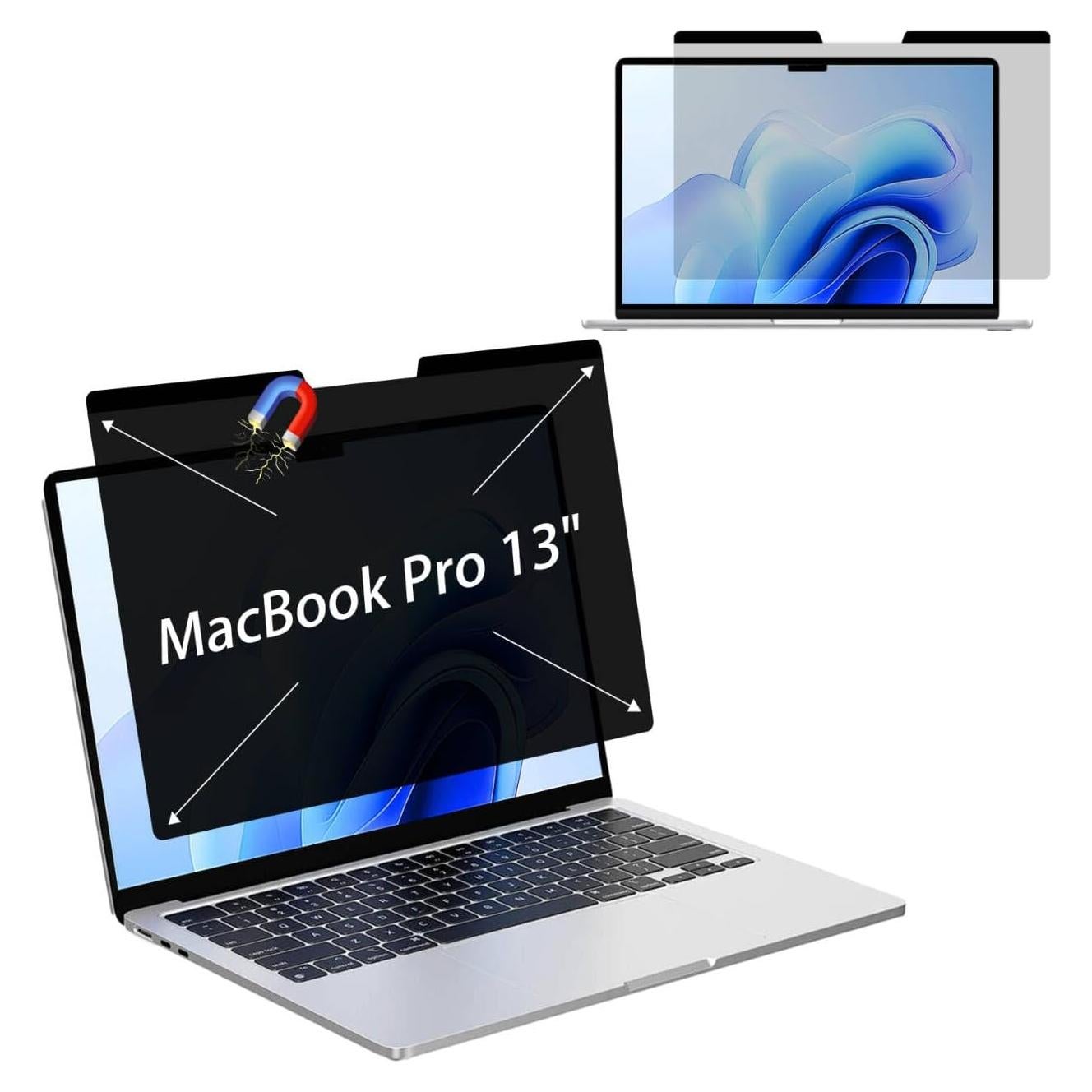 Protector de Pantalla Magnético MUBUY para MacBook Pro 13" 2016-2022