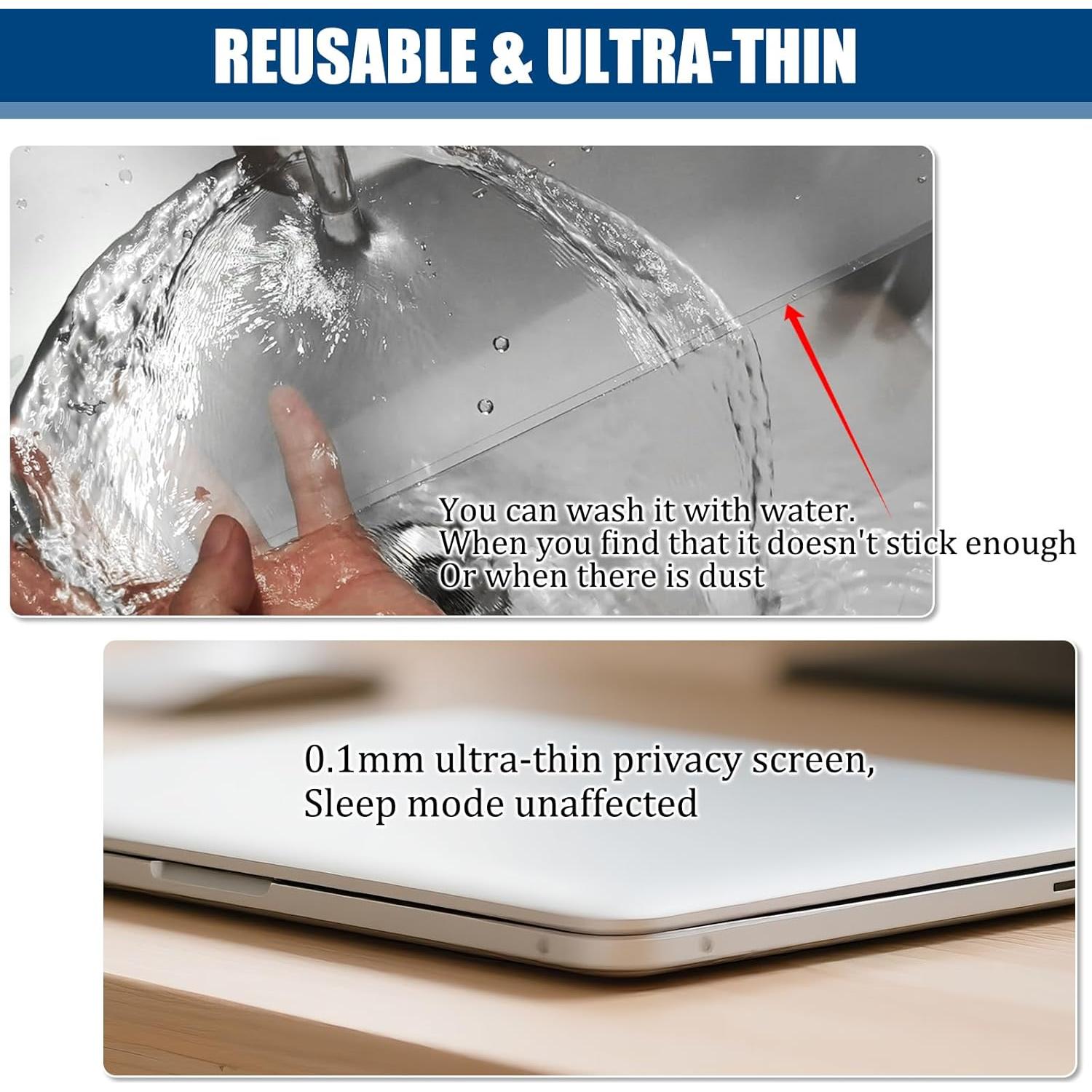 Pack 4 Pantallas de Privacidad y Anti Luz Azul 15.6" Vxaop