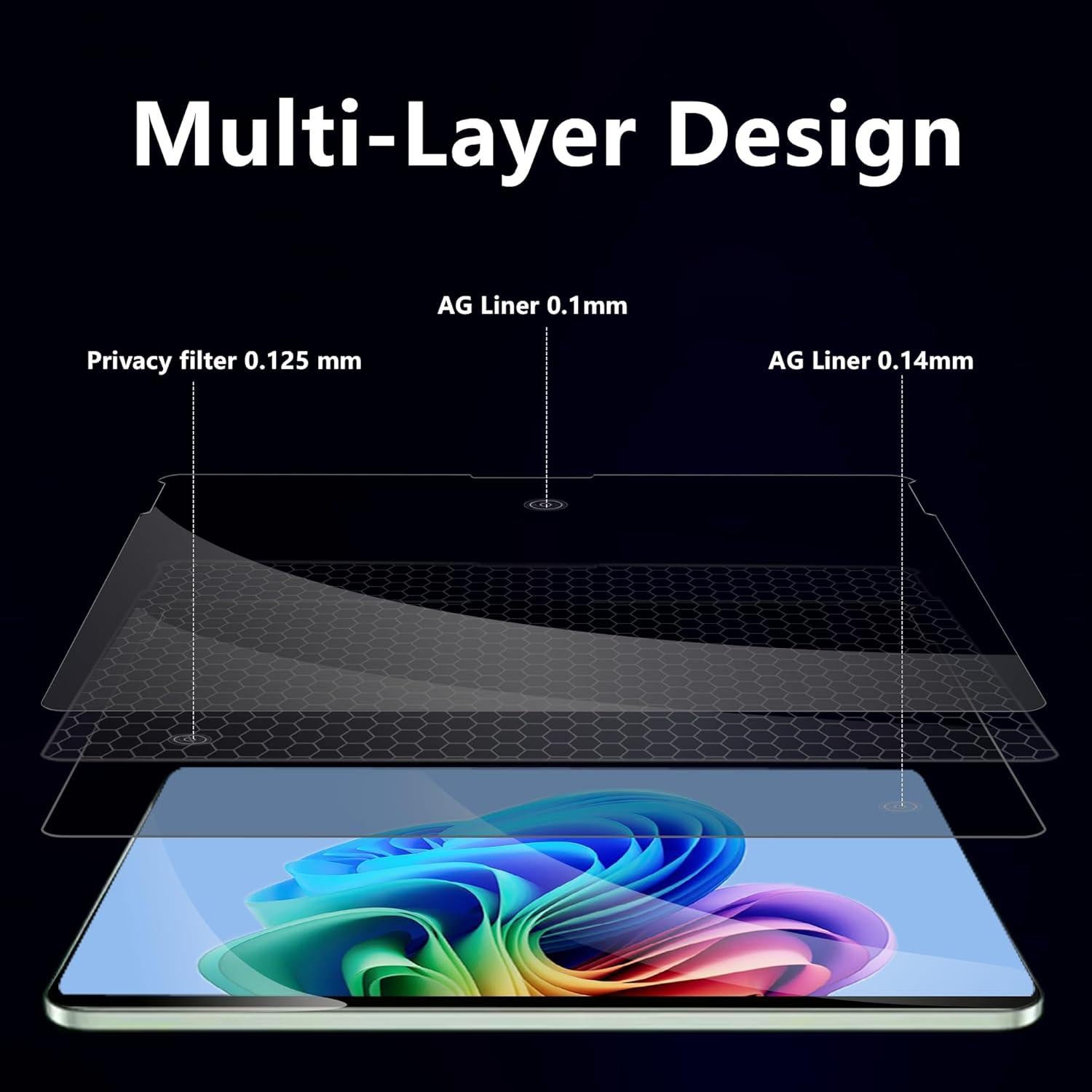 Protector de Pantalla de Privacidad Megoo para Laptop Surface 13"