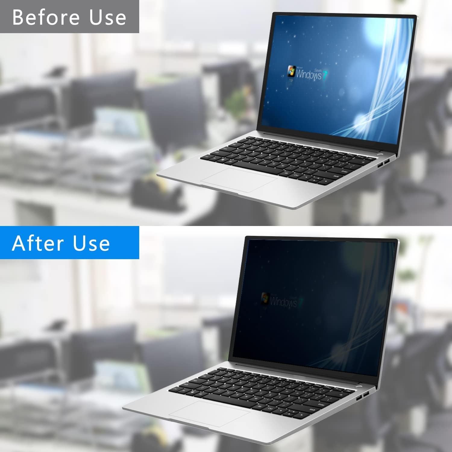 Filtro de Pantalla Privada MUBUY-GOL 14.5" Anti Luz Azul