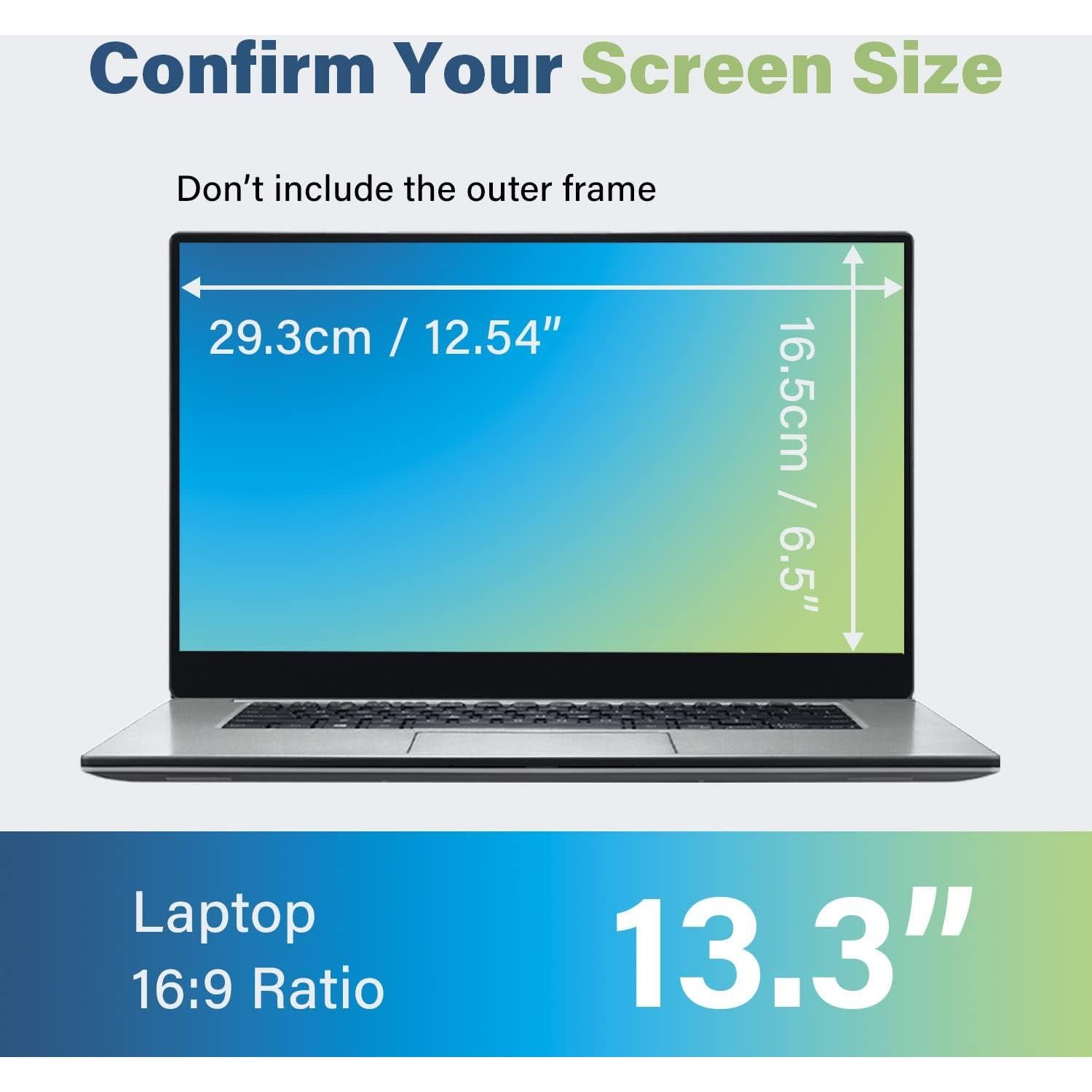 Filtro de Pantalla Privada SenseAGE 13.3" Antirreflejo y UV