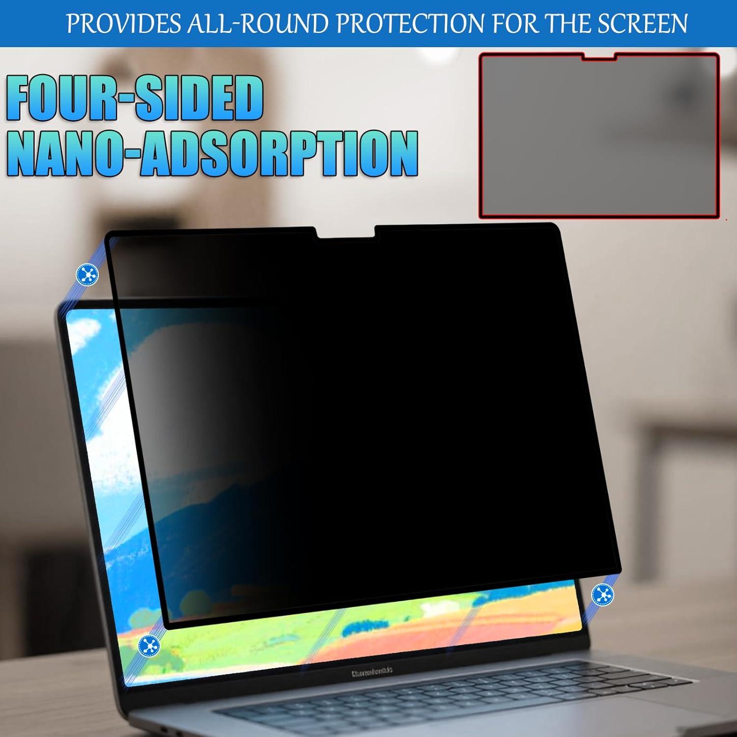 Protector de Pantalla Privado Ceydebne para MacBook Air 13.6" 2022-2025