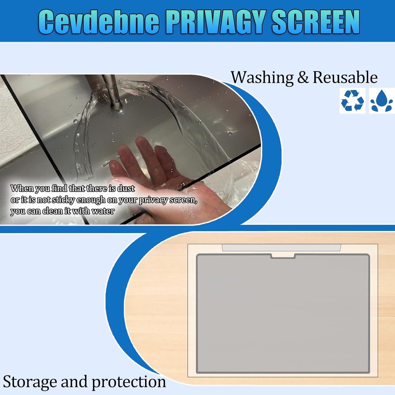 Protector de Pantalla Privado Ceydebne para MacBook Air 13.6" 2022-2025