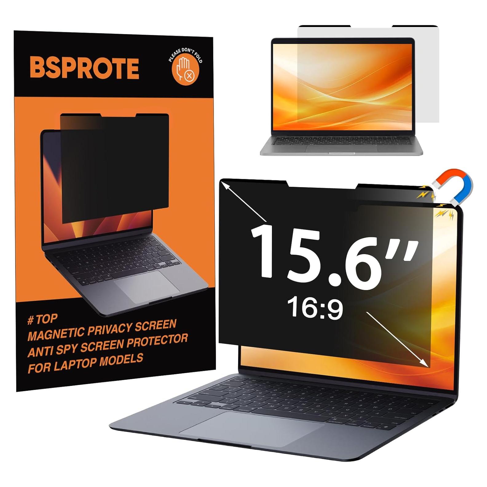 Pantalla de Privacidad Magnética 15.6" BSPROTE Antirreflejo