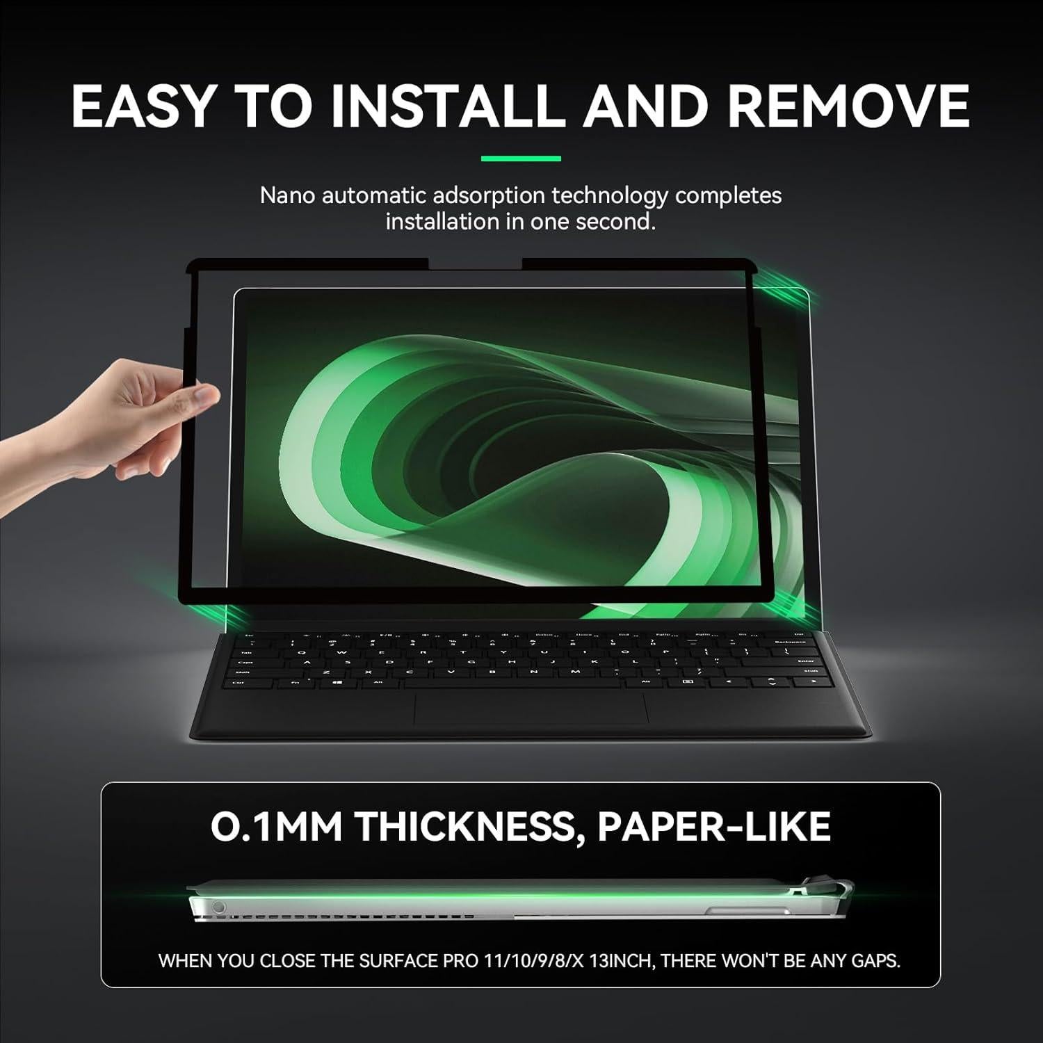 Filtro de Pantalla de Privacidad BROPGOD 13" para Surface Pro