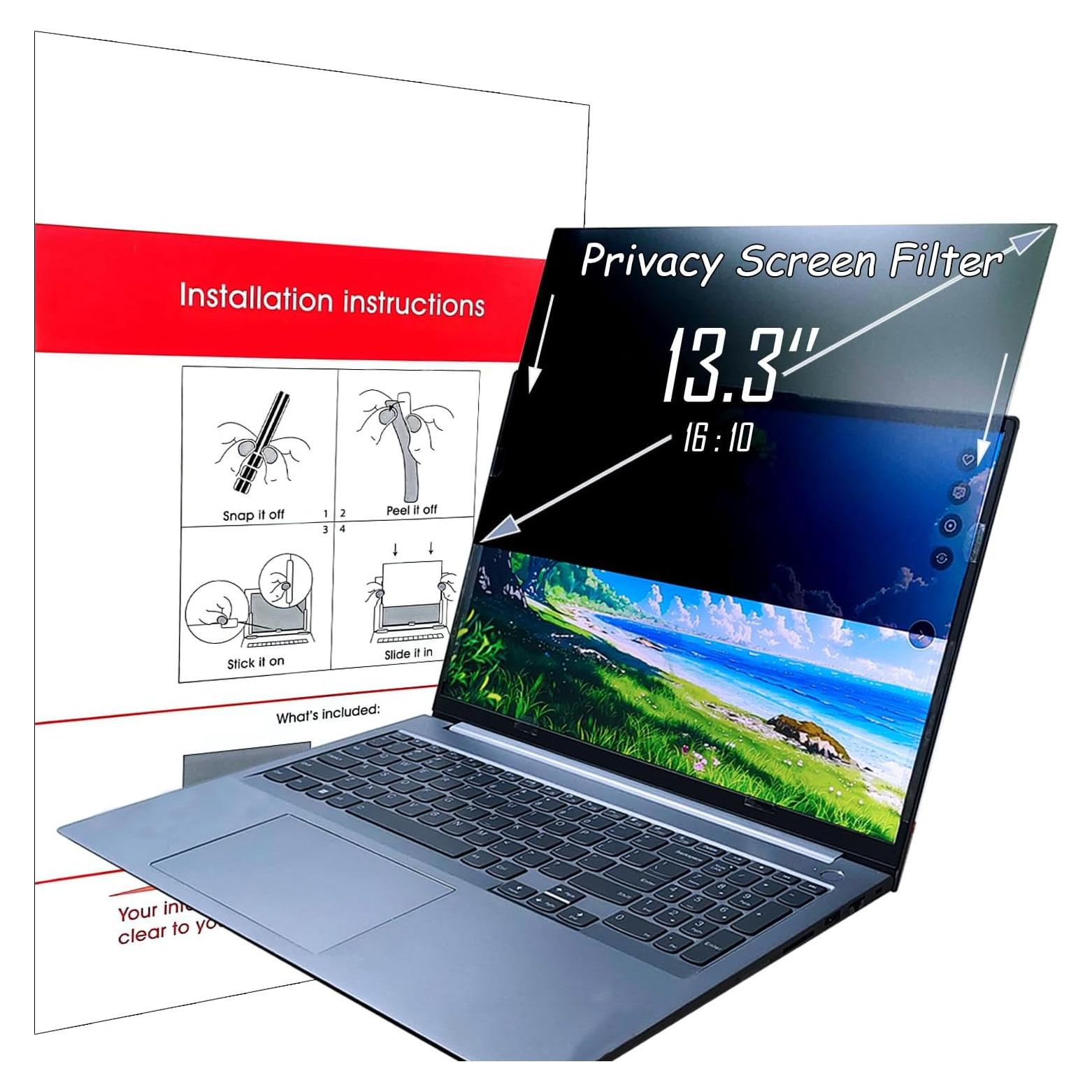 Filtro de Pantalla Privada 13.3" SubduedLt Anti-luz Azul