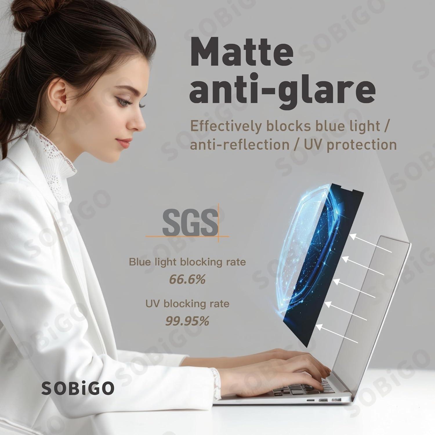 Protector de Pantalla Privada Magnético SOBIGO 14" Antirreflejo