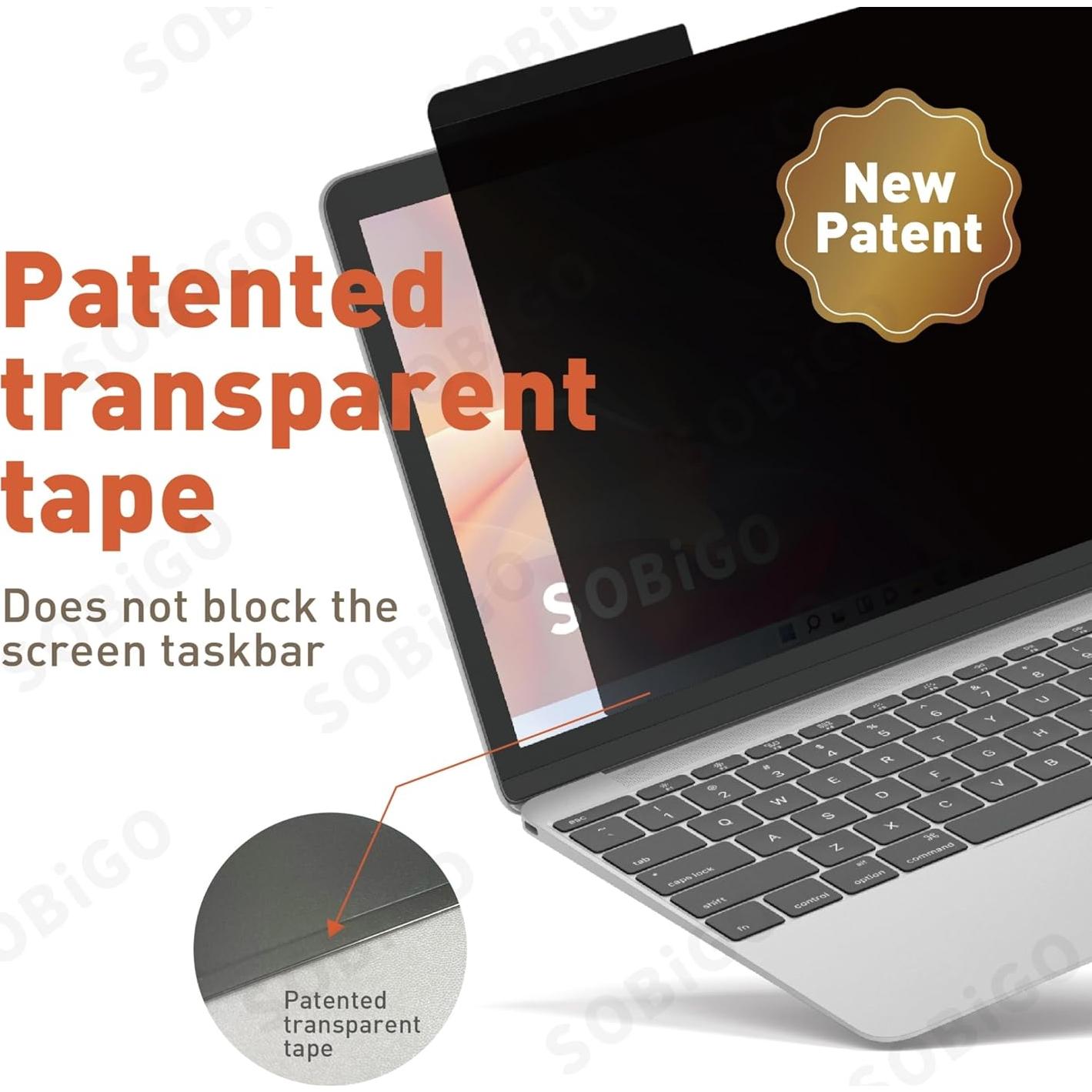 Protector de Pantalla Privada Magnético SOBIGO 14" Antirreflejo