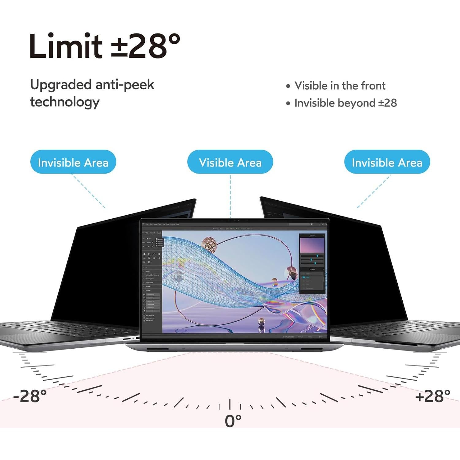 Filtro de Pantalla de Privacidad 14" MOBDIK Antirreflejo UV - Paquete de 2