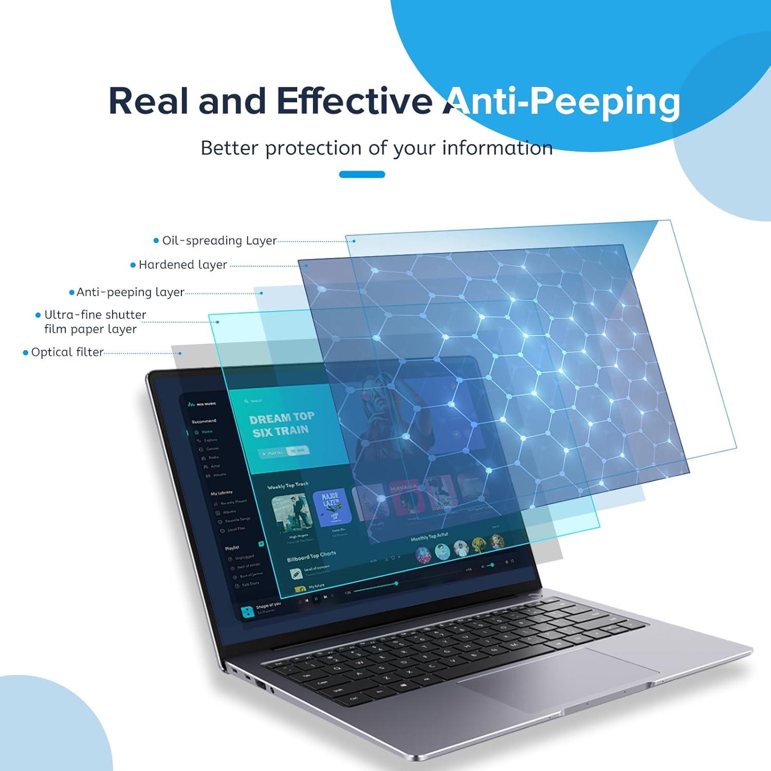 Filtro de Pantalla de Privacidad MOBDIK 17.3" Antirreflejo