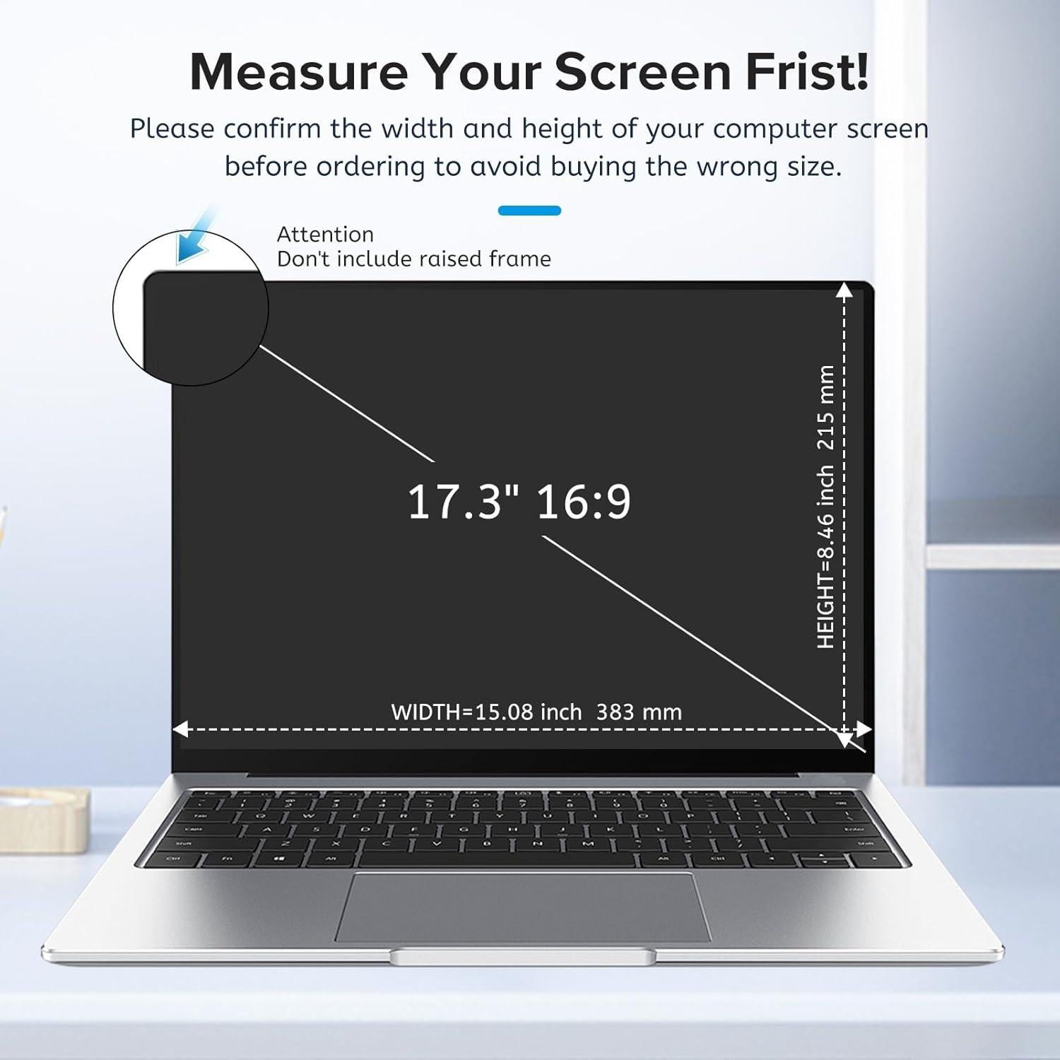 Filtro de Pantalla de Privacidad MOBDIK 17.3" Antirreflejo