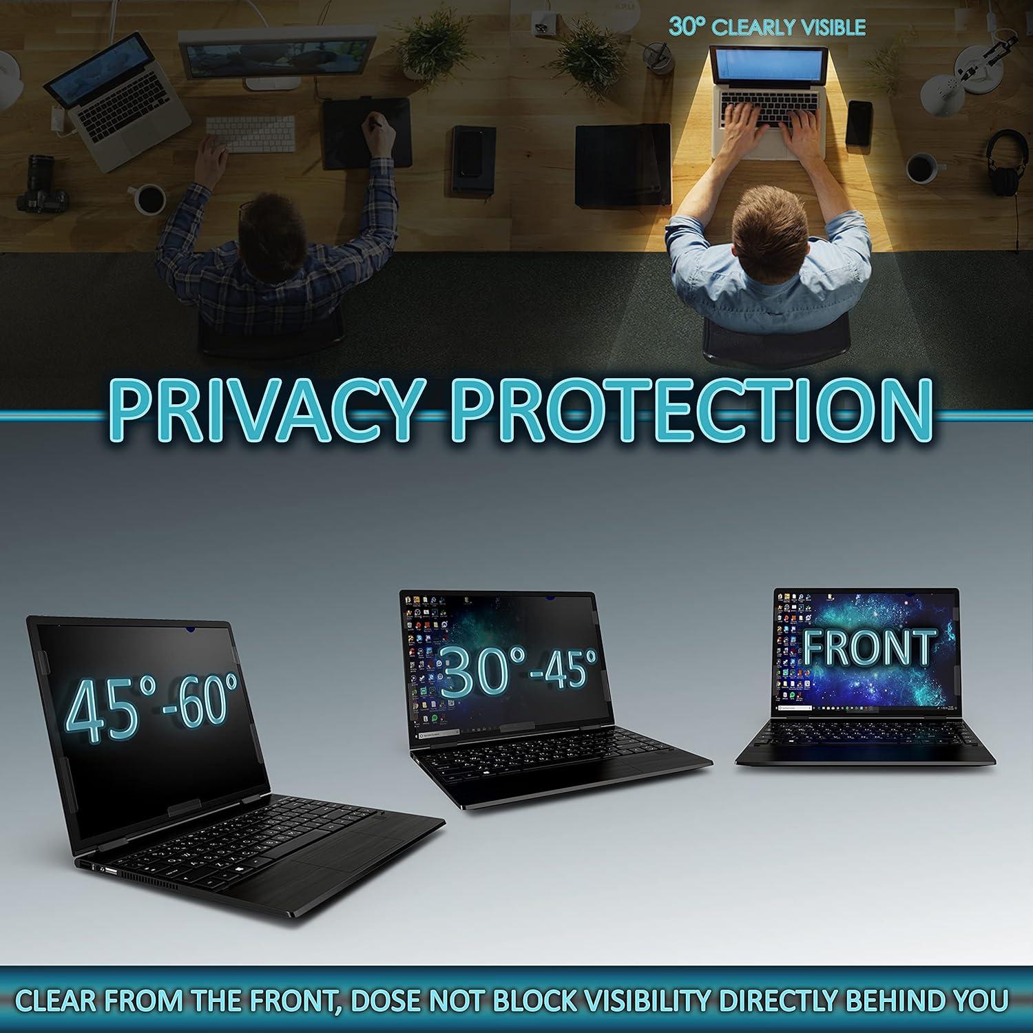 Filtro de Pantalla Privada 12.5" EZ-Pro - Protección UV y Luz Azul