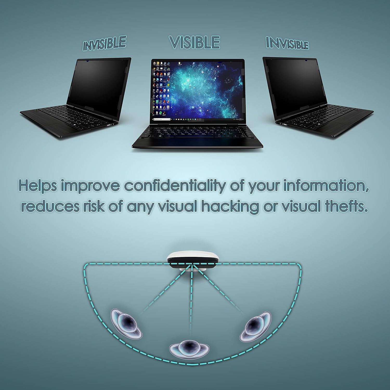 Filtro de Pantalla Privada 12.5" EZ-Pro - Protección UV y Luz Azul