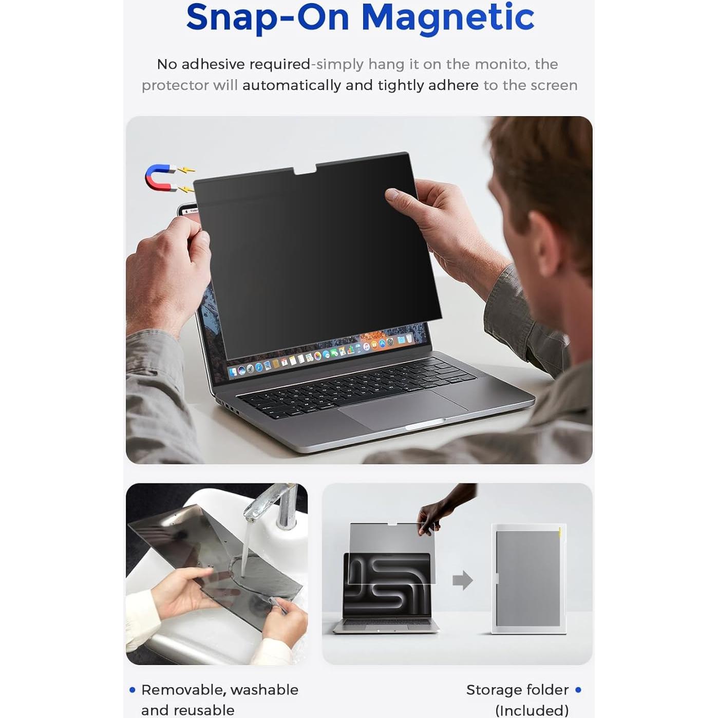 Pantalla de Privacidad Magnética OTAO para MacBook Pro 14"