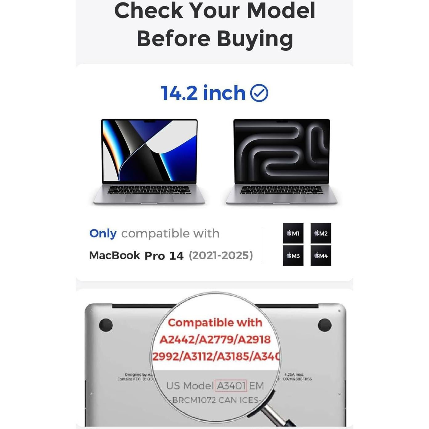 Pantalla de Privacidad Magnética OTAO para MacBook Pro 14"