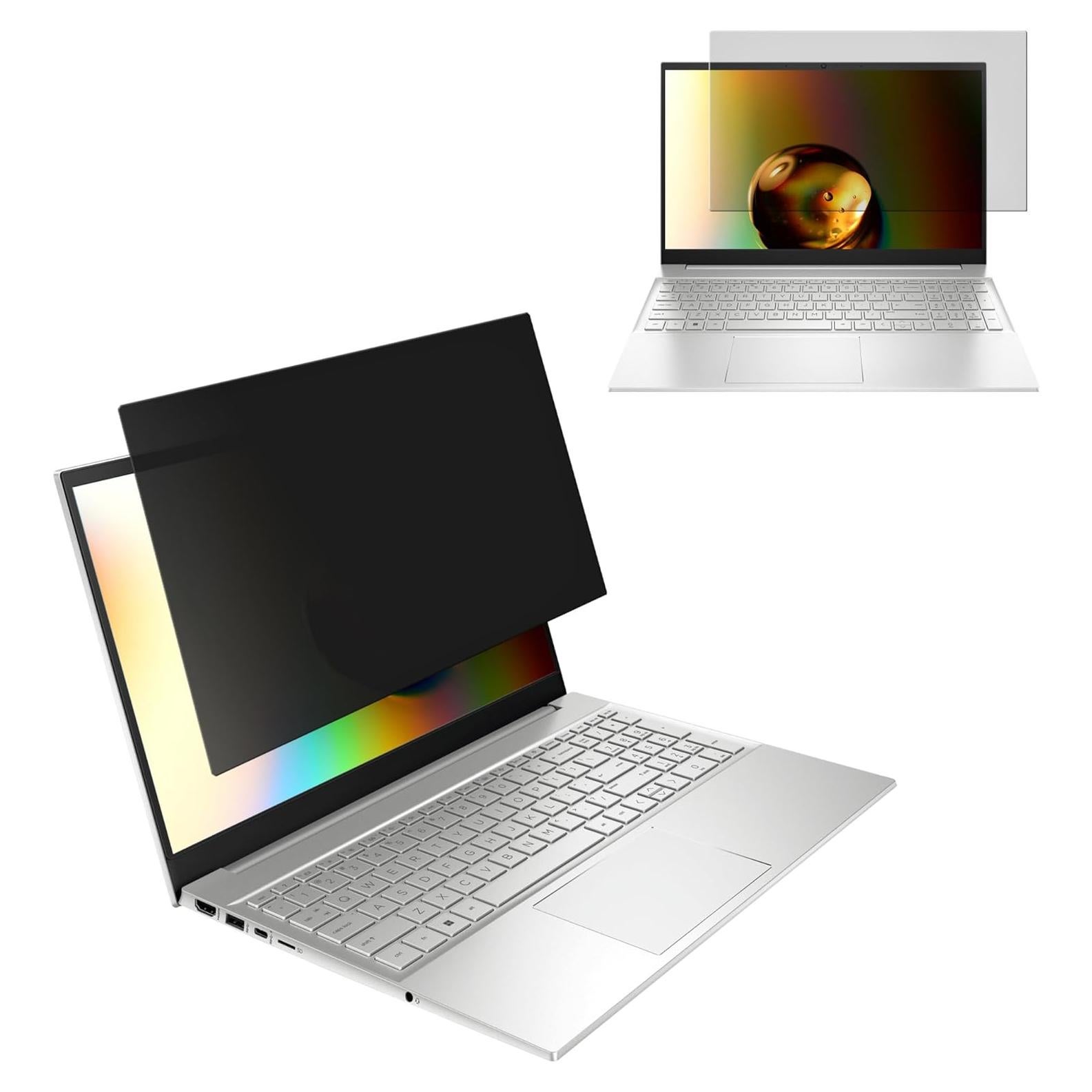 kwmobile Pantalla de Privacidad para Laptop 15.6" Antirreflejo