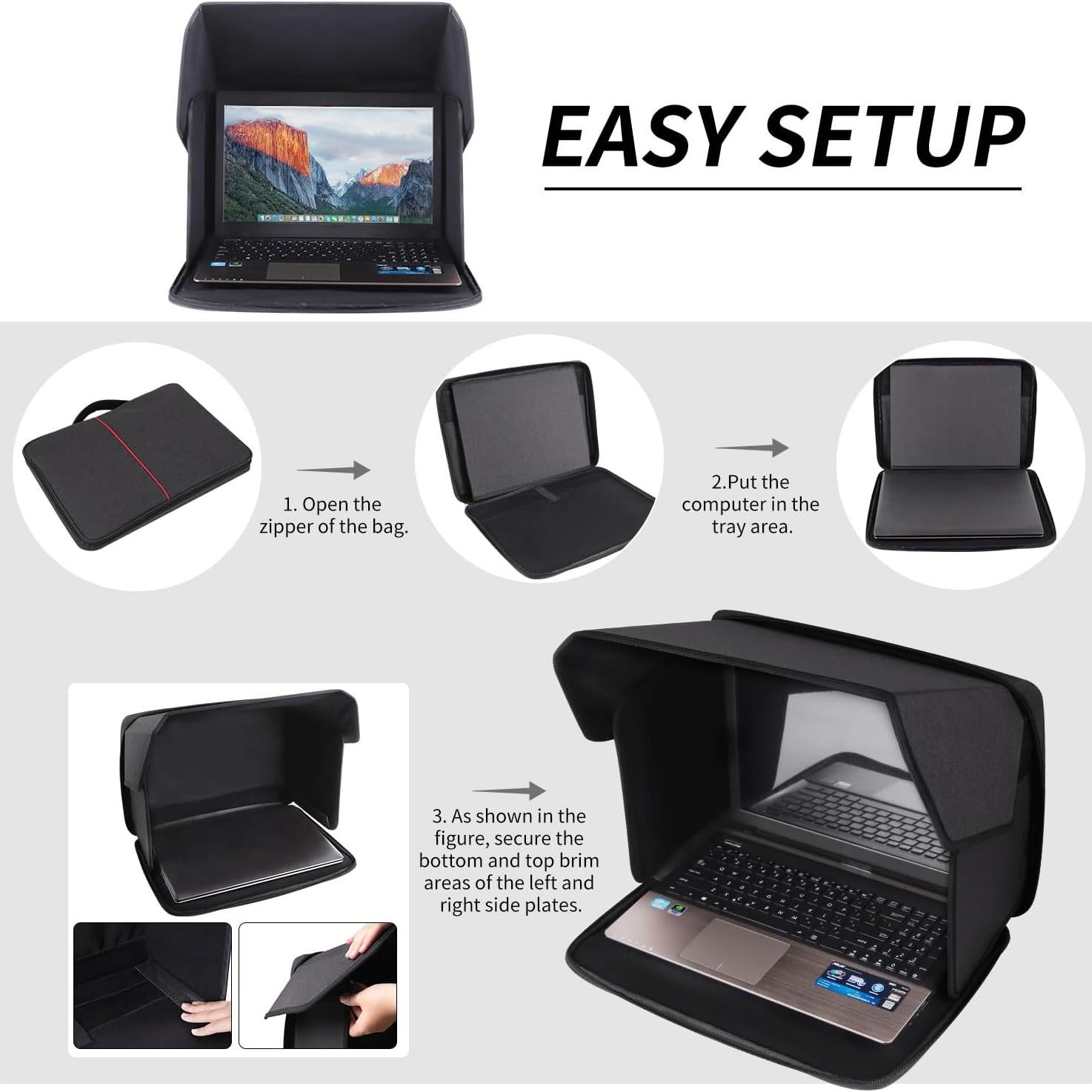 Sombra para Laptop TXIYEAN 14'' Portátil y Ligera