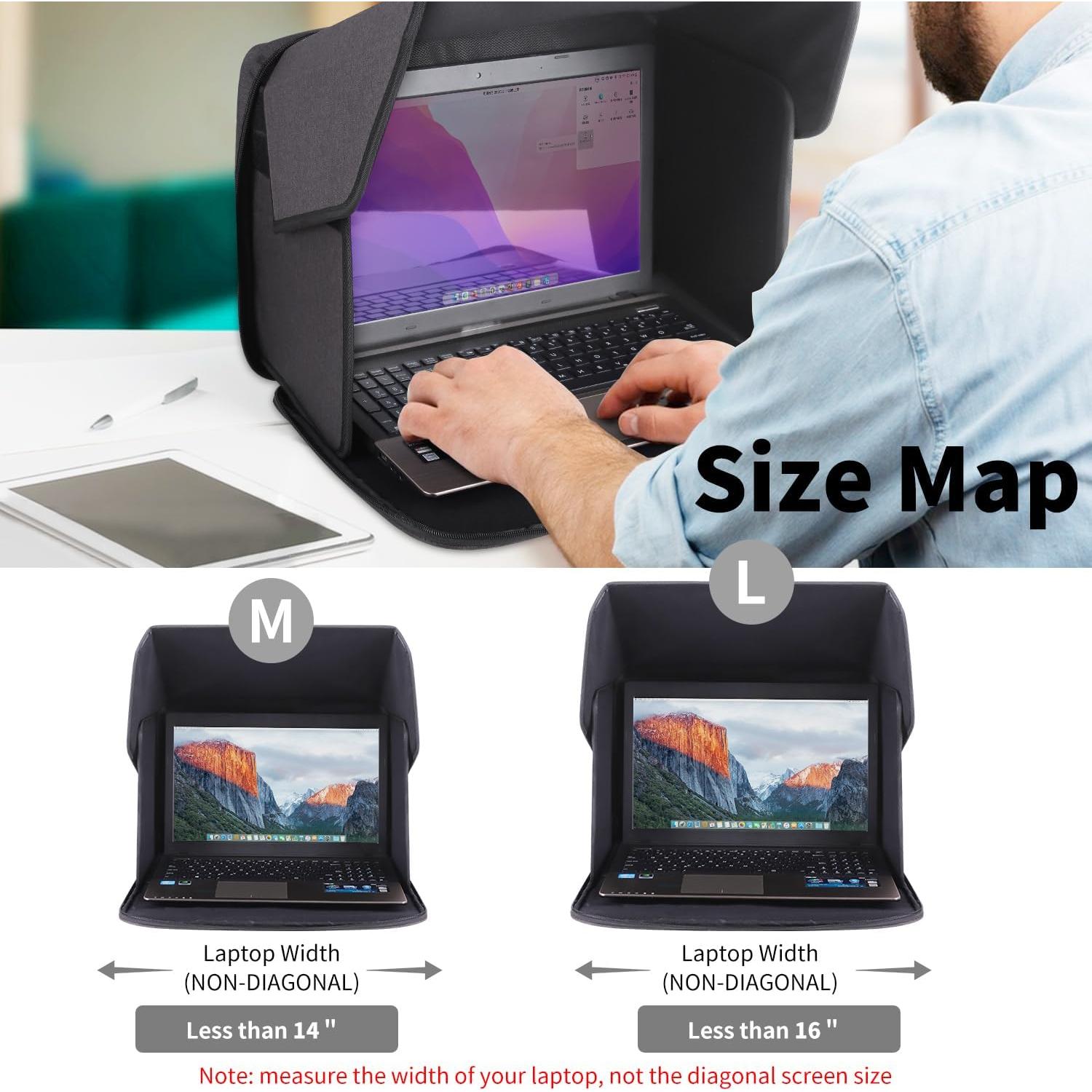 Sombra para Laptop TXIYEAN 14'' Portátil y Ligera