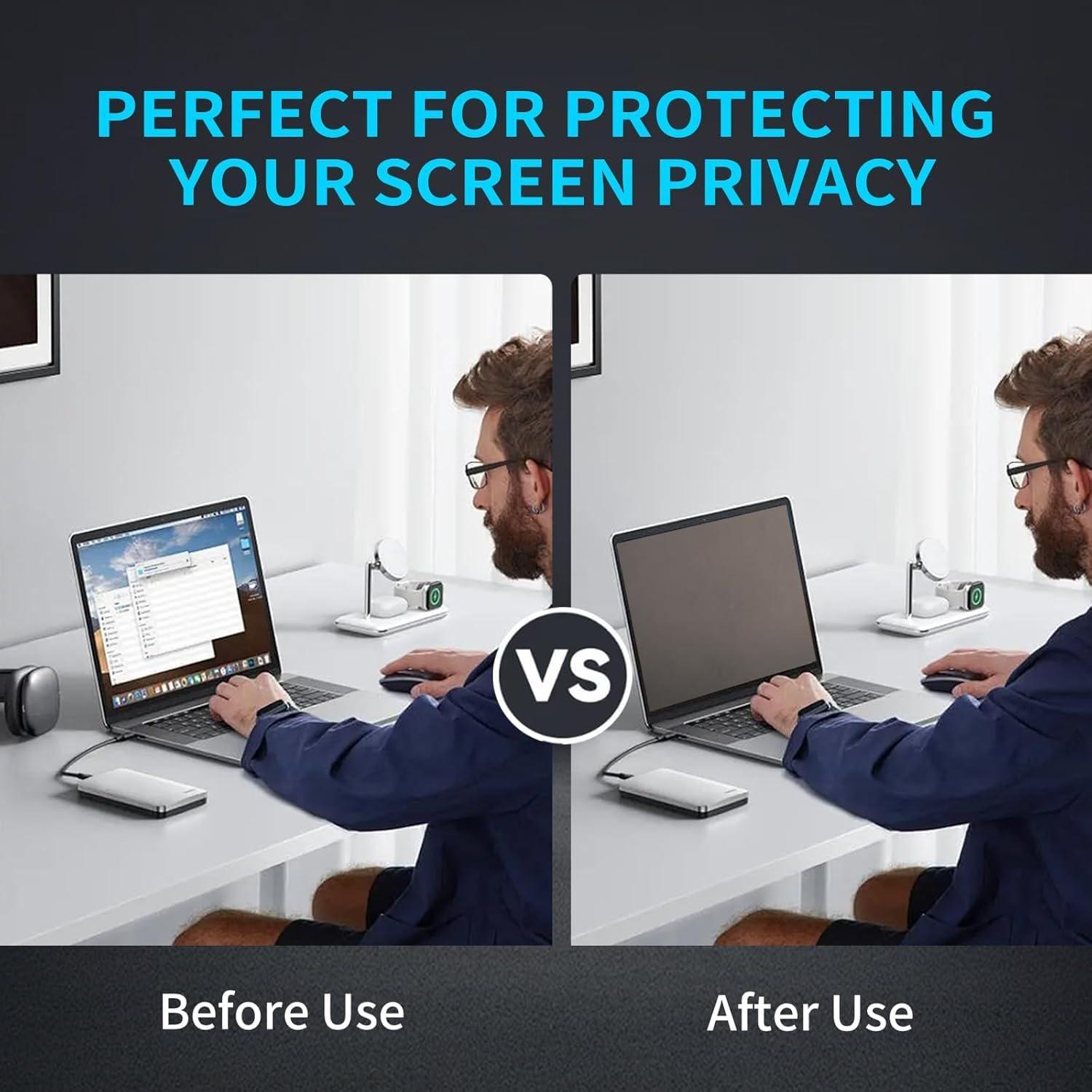 Filtro de Pantalla Privada 14" Expoagog, Anti Rayones y Luz Azul