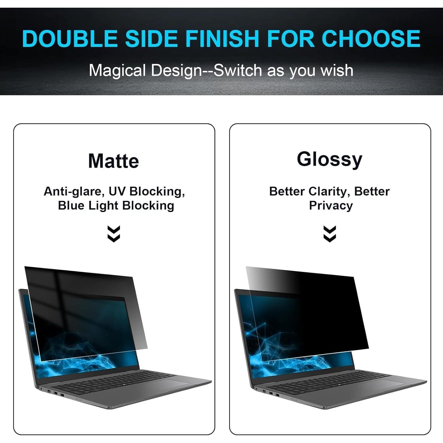 Filtro de Pantalla Privada 14" Expoagog, Anti Rayones y Luz Azul