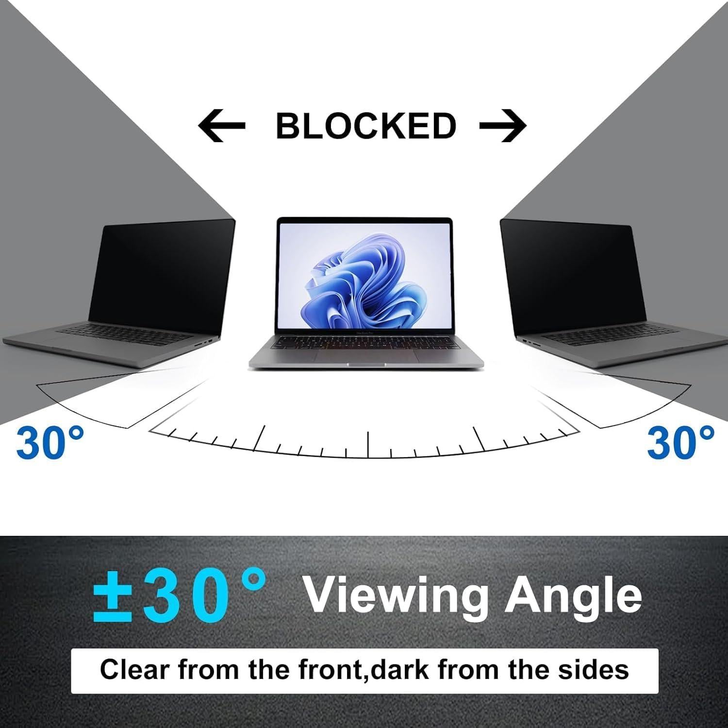 Filtro de Pantalla Privada 14" Expoagog, Anti Rayones y Luz Azul