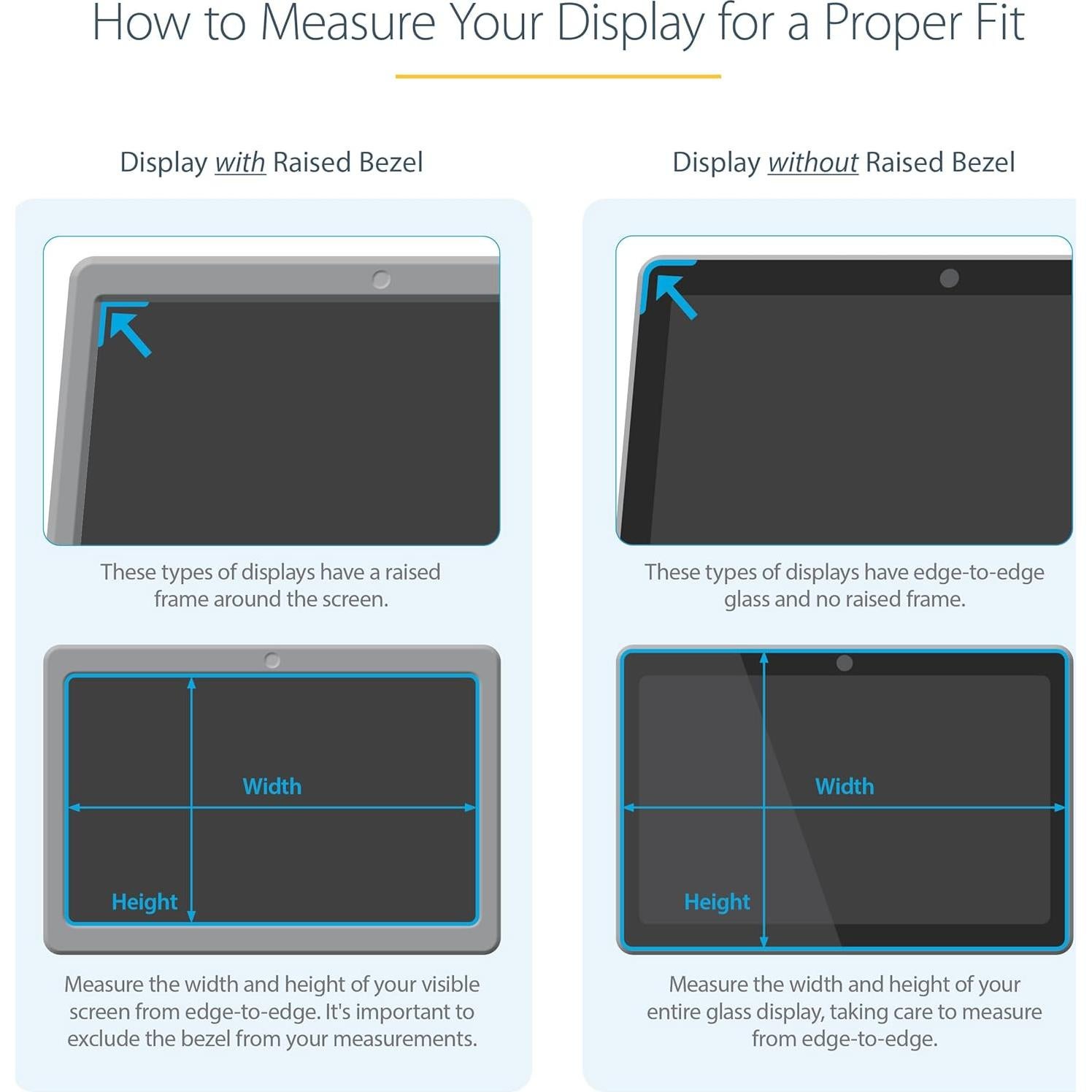Filtro de Privacidad StarTech 14" Antirreflejo para Laptop