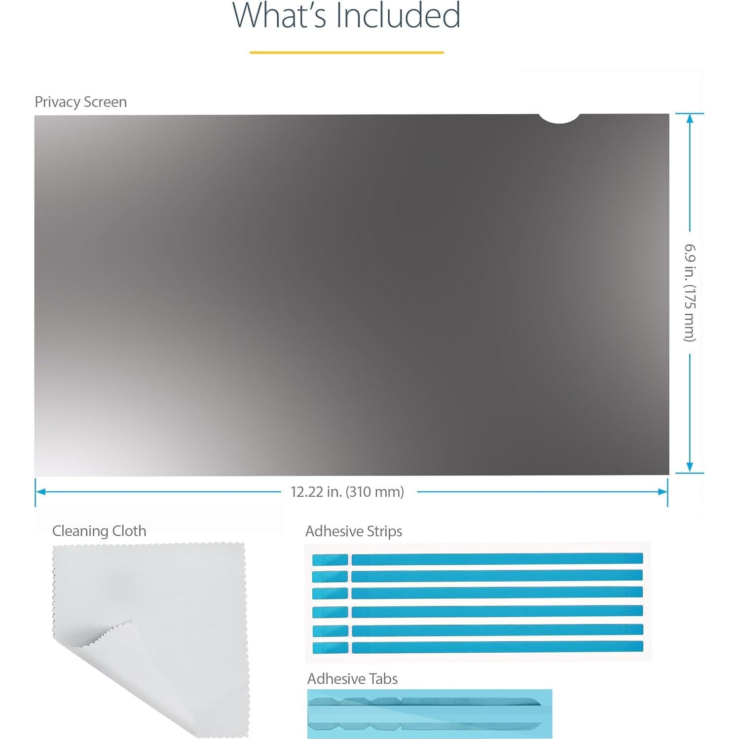Filtro de Privacidad StarTech 14" Antirreflejo para Laptop