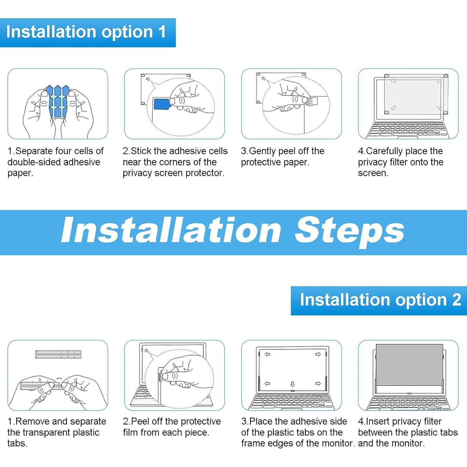 Protector de Pantalla Privado 15.6" LILIONGTH Anti-Luz Azul
