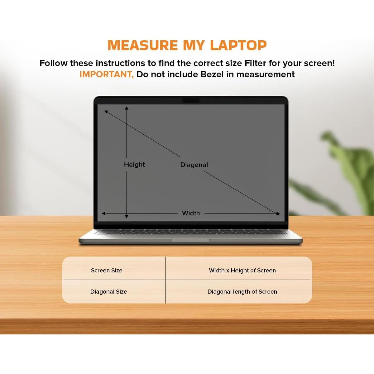 Filtro de Privacidad Magnético Tecgear 15" para MacBook Pro