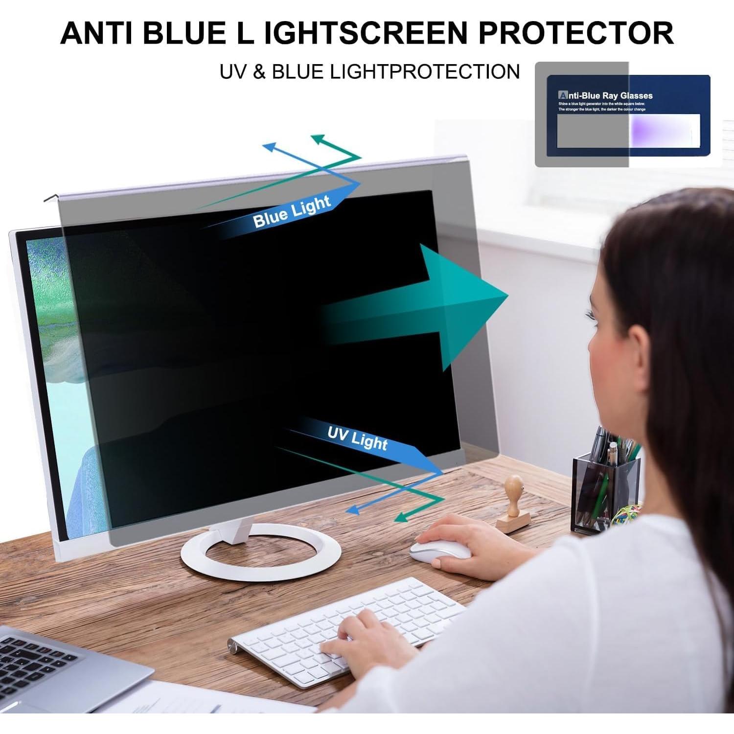 Protector de Pantalla de Privacidad Pozlle 21-22" Antirreflejo