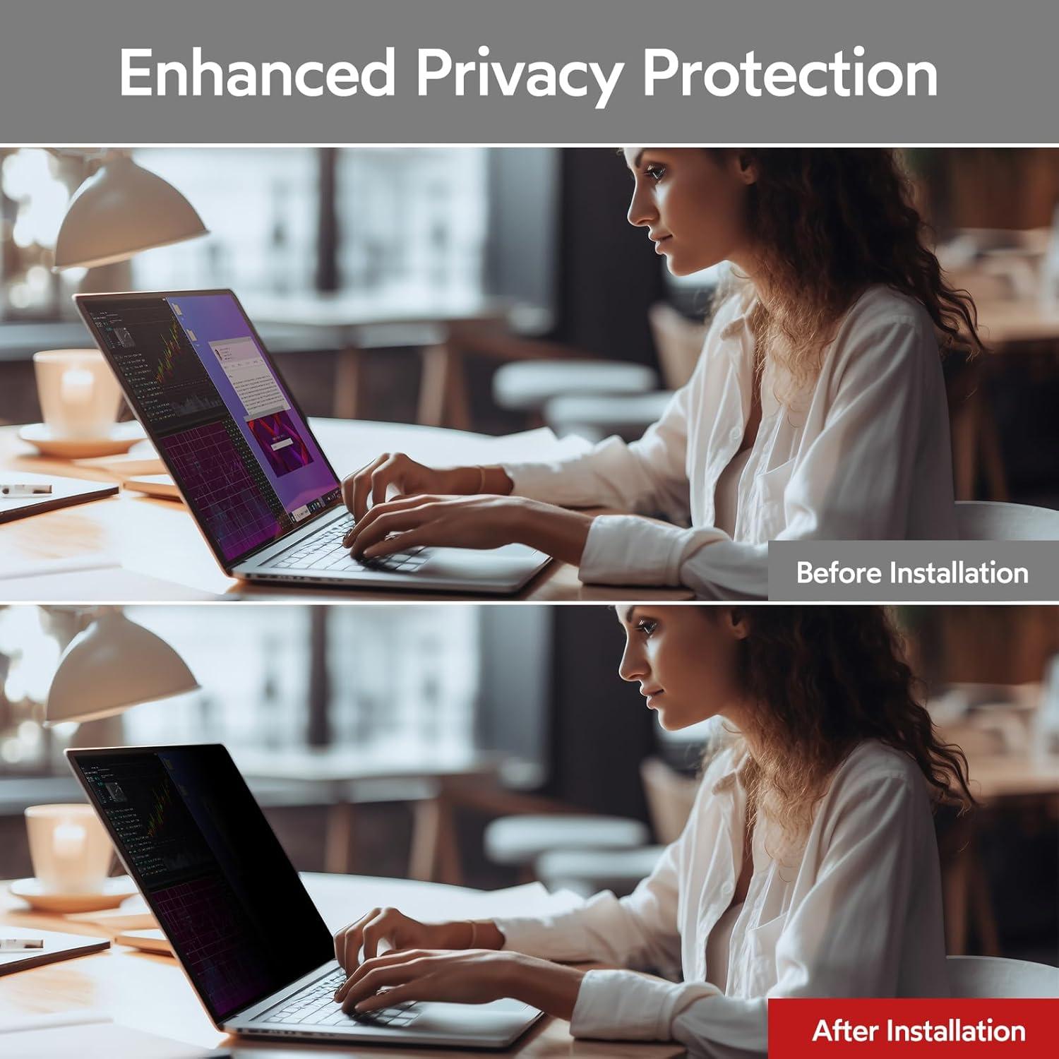 Protector de Pantalla de Privacidad BERSEM 13.3" Anti-reflejo