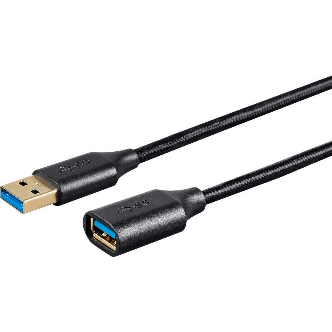 Cable de Extensión USB 3.0 Monoprice 3.05m Nylon Trenzado