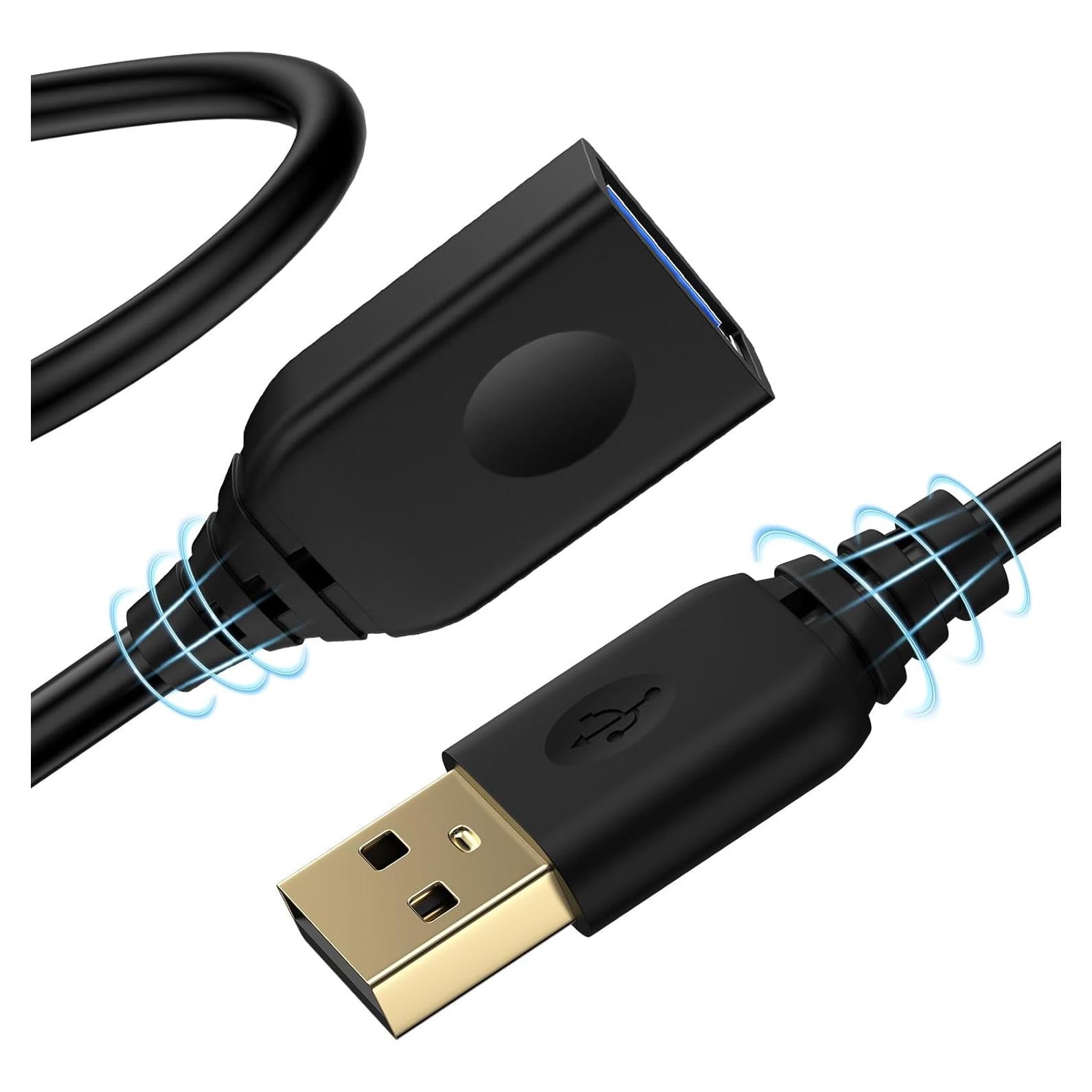 Cable de Extensión USB 2.0 1.8m Shenzen para Datos y Carga