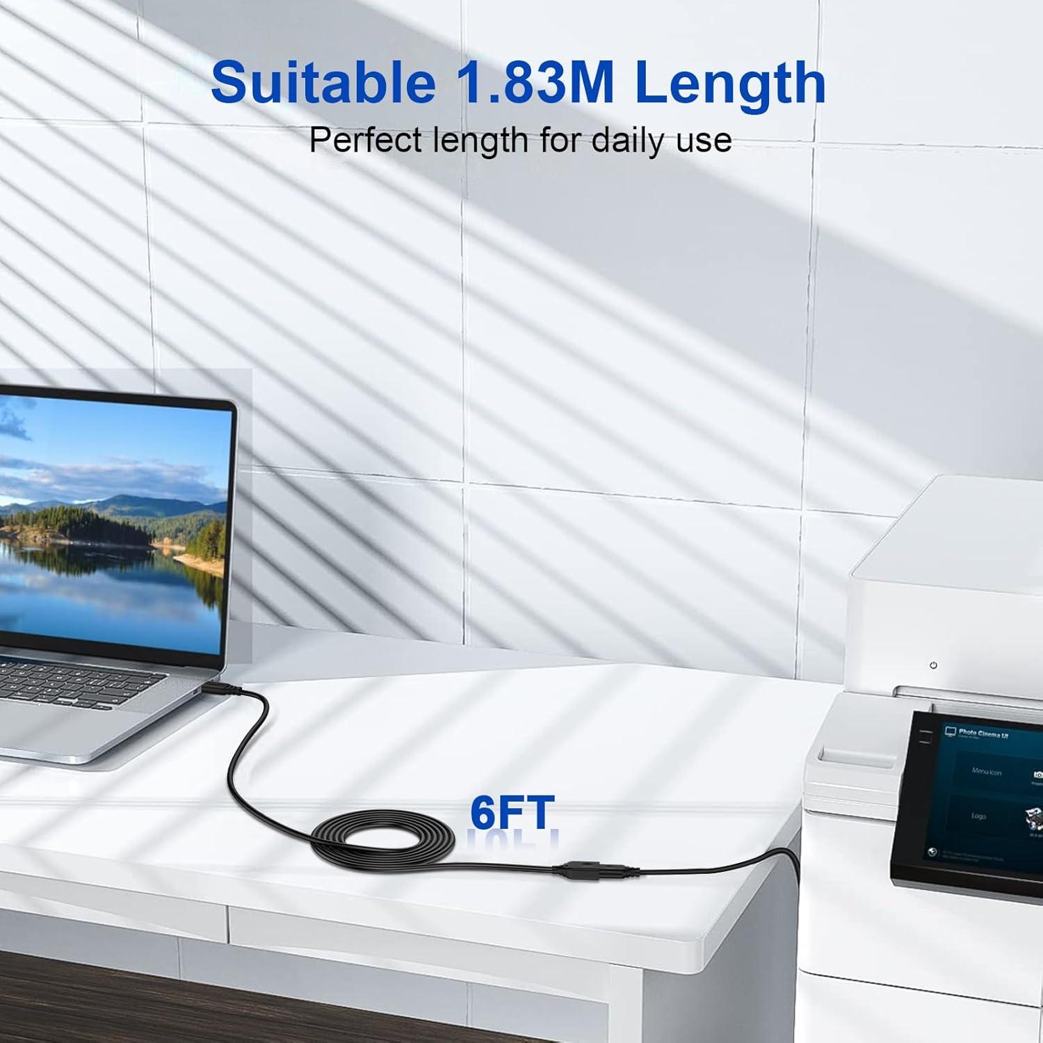 Cable de Extensión USB 2.0 1.8m Shenzen para Datos y Carga