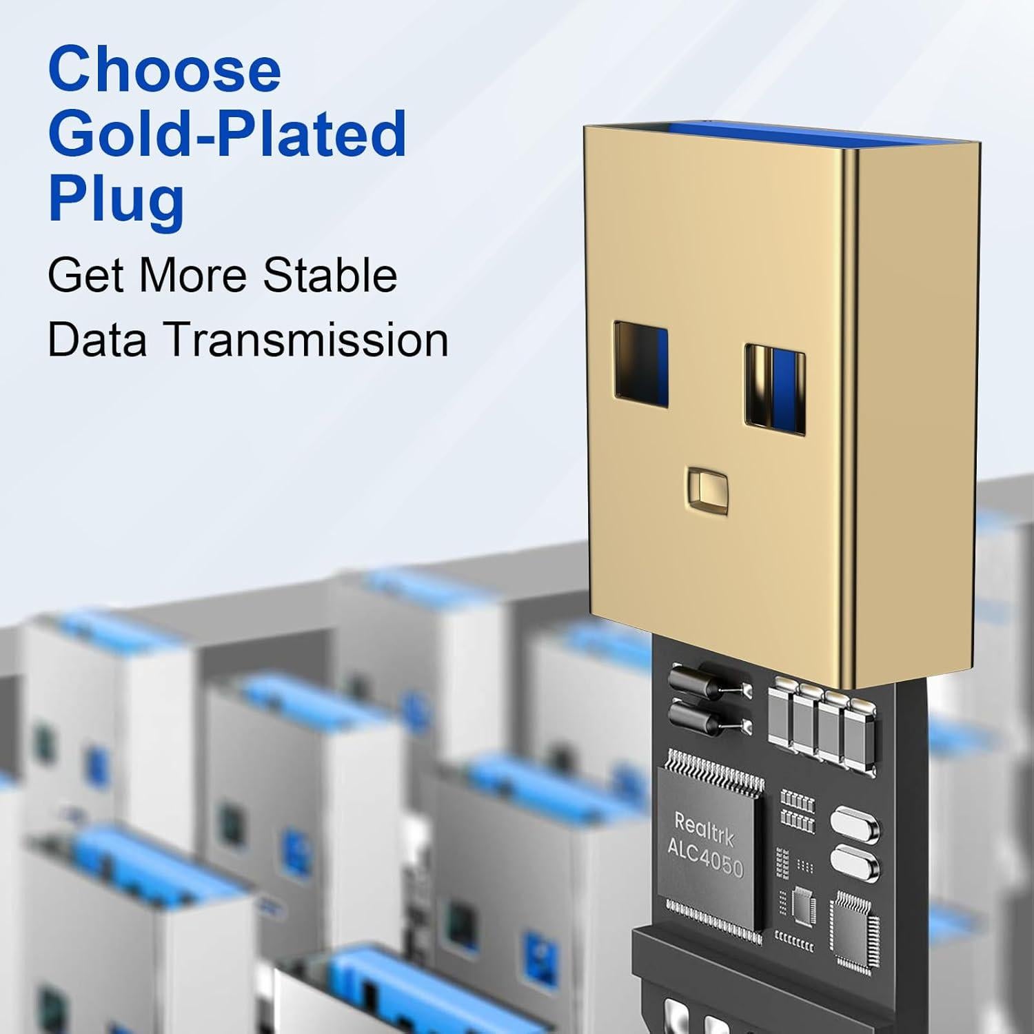 Cable de Extensión USB 2.0 1.8m Shenzen para Datos y Carga