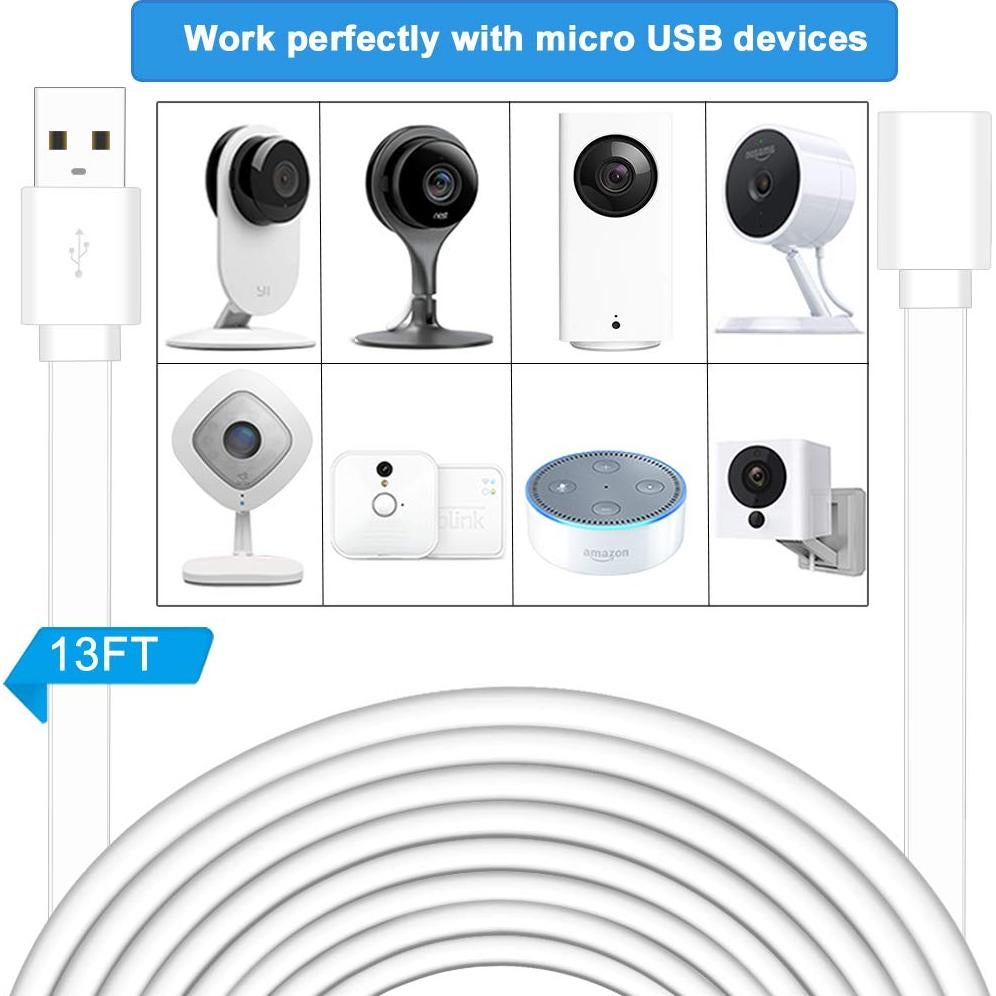Cable de Extensión USB 4M SIOCEN para Cámaras de Seguridad