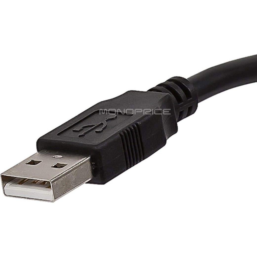 Cable de Extensión Activo USB 2.0 Monoprice 4.88m Negro