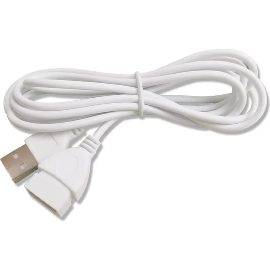 Paquete de 2 Cables Extensores USB 2.0 RecDec 1.5m Macho a Hembra
