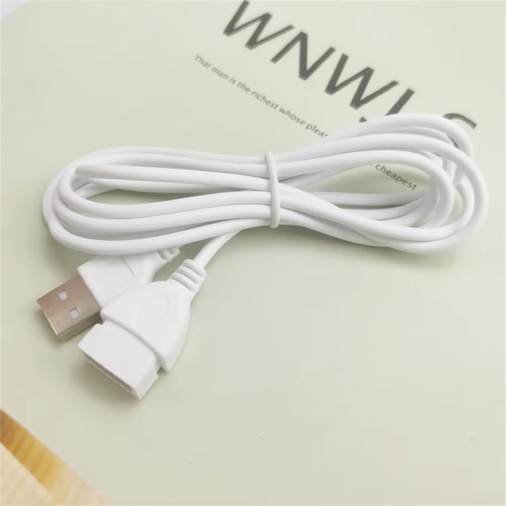 Paquete de 2 Cables Extensores USB 2.0 RecDec 1.5m Macho a Hembra